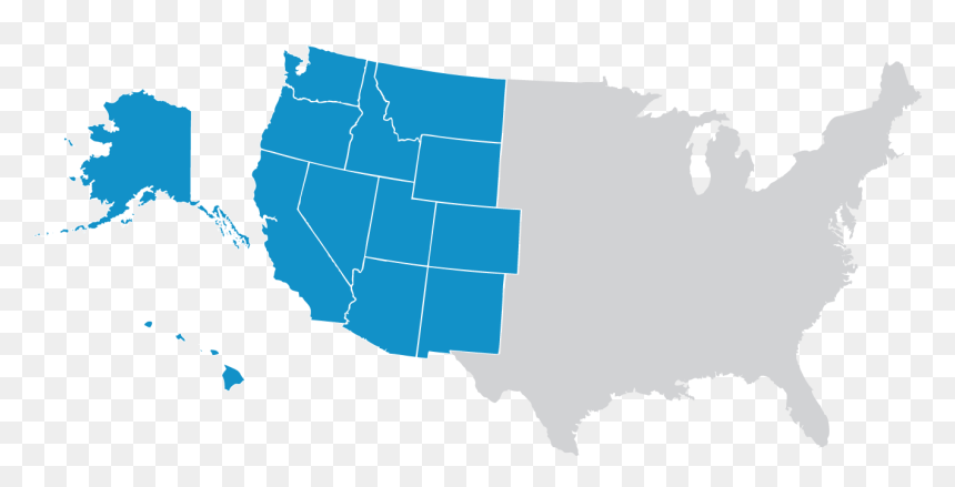 13 Western State Departments Of Agriculture - States Where Black Friday Is A Holiday, HD Png Download - states png