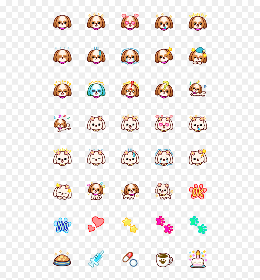 Shih Tzu"s Emoji - Stickers Shih Tzu Free, HD Png Download - perfect emoji png