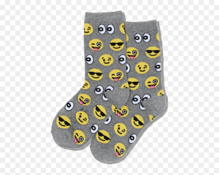 Kid"s Emoji Crew Socks"
 Class="slick Lazy Image Js - Sock, HD Png Download - perfect emoji png