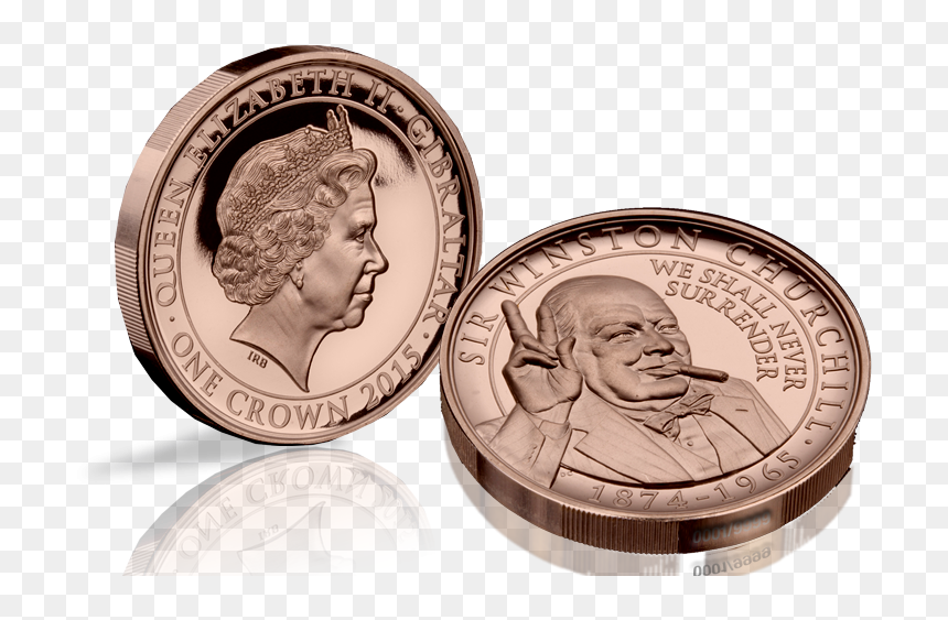 Churchill Rose - Winston Churchill Rose Gold Coin, HD Png Download - winston churchill png