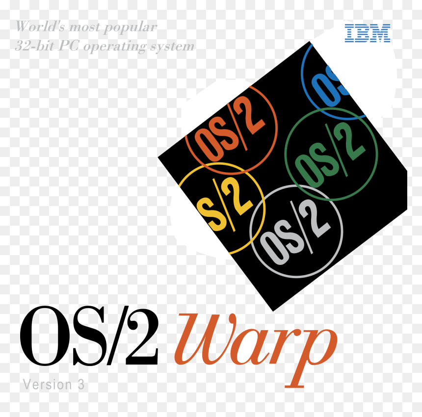 Os 2 Warp Logo Png Transparent - Os 2 Operating System Logo, Png Download - most popular png