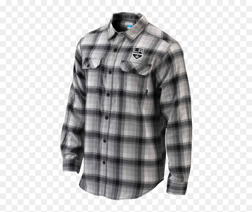 La Kings Flare Gun Flannel Long Sleeve - Plaid, HD Png Download - gun flare png