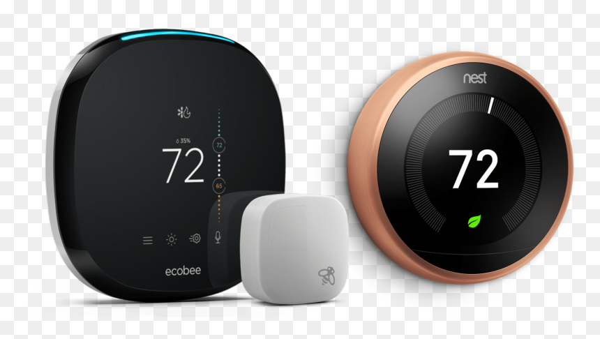 Smart Thermostats - Nest Ecobee4, HD Png Download - nest thermostat png
