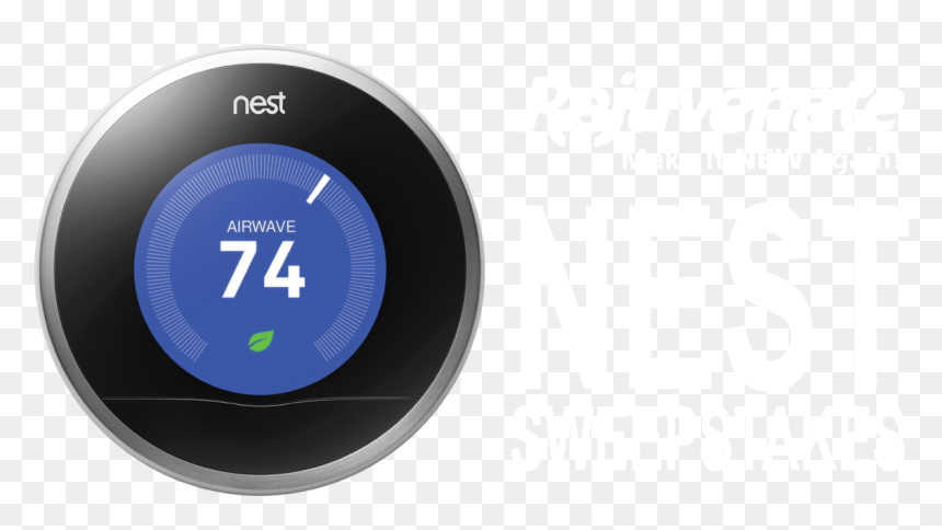 Nest Learning Thermostat Png, Transparent Png - nest thermostat png