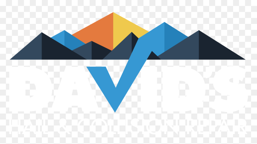 Davids Hail And Collision Logo - Triangle, HD Png Download - hail png