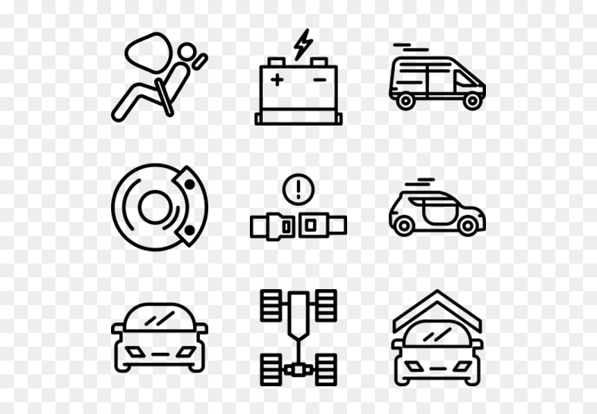 Car Vector Png - Free Plumbing Icons, Transparent Png - car line art png