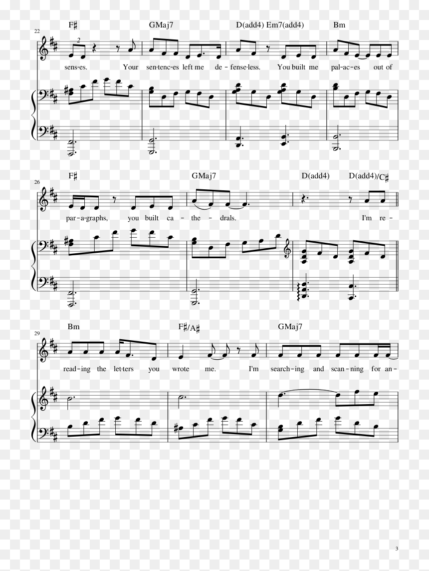 Let Heaven Rejoice Sheet Music, HD Png Download - burning letter a png