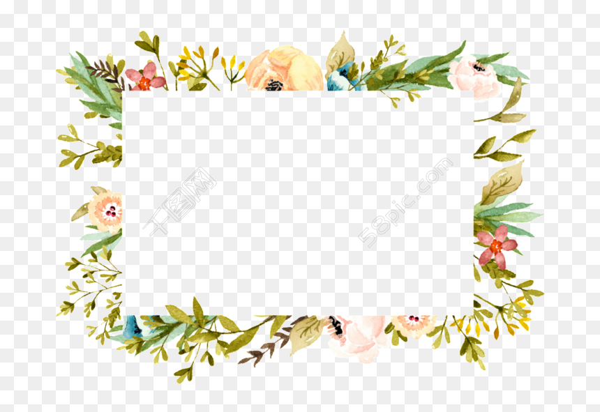 Floral Design Plant Transprent, HD Png Download - floral design border png