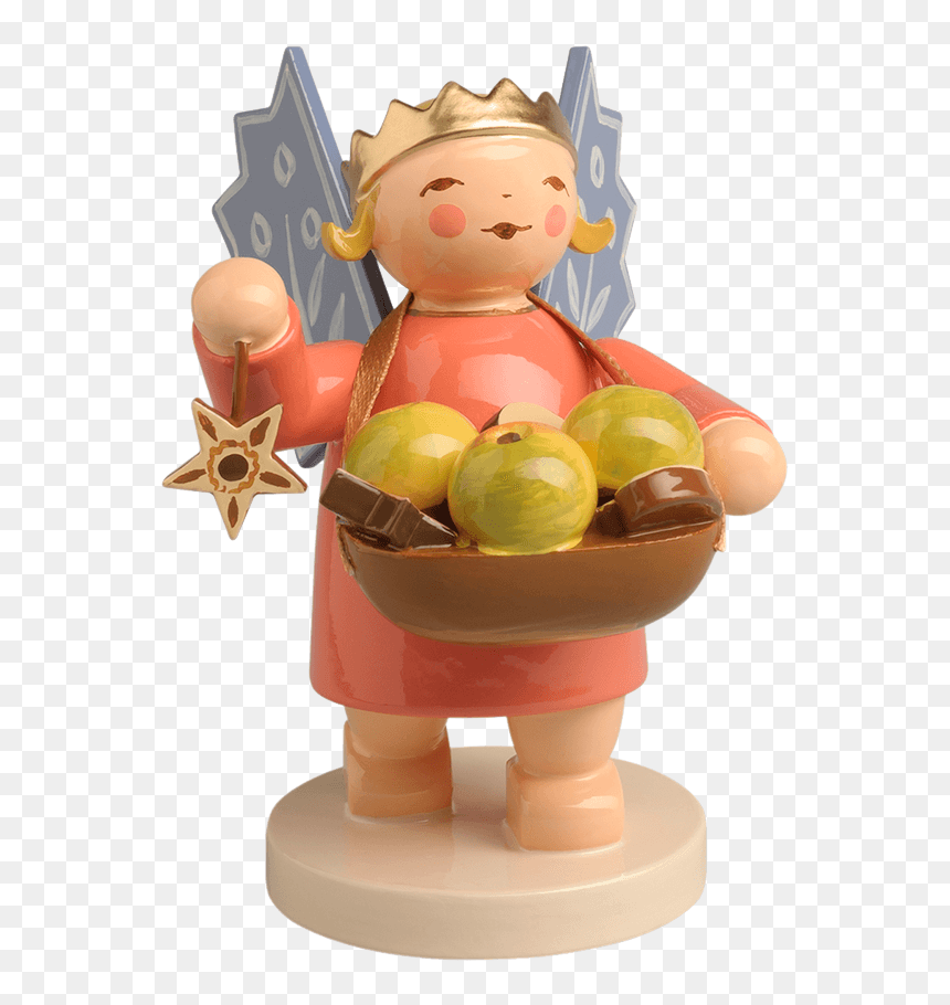 Angel Wearing Crown, With Basket - Wendt Und Kühn Engel, HD Png Download - angel crown png
