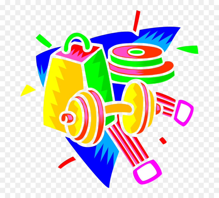 Vector Illustration Of Weightlifting Weight Training,, HD Png Download - bodybuilding vector png