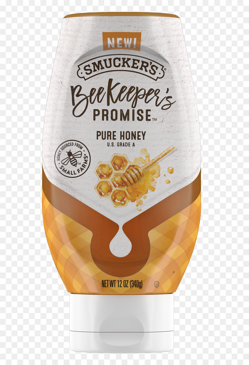 Smuckers Beekeeper's Honey, HD Png Download - honey spoon png