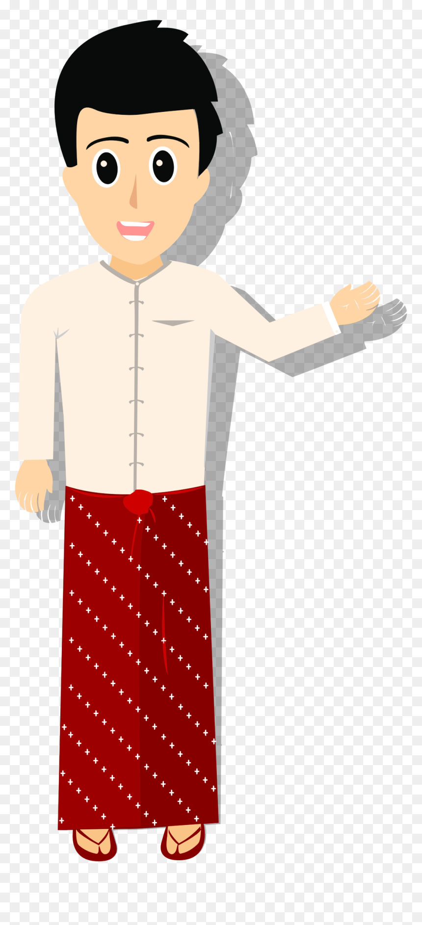 Native Myanmar Man Clip Arts - Myanmar Man Png, Transparent Png - men clipart png