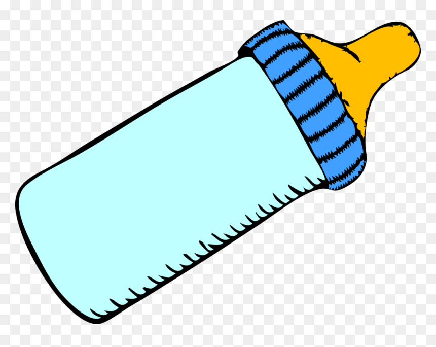 Area,line,baby Bottles - Baby Bottle Clip Art, HD Png Download - baby milk bottle png