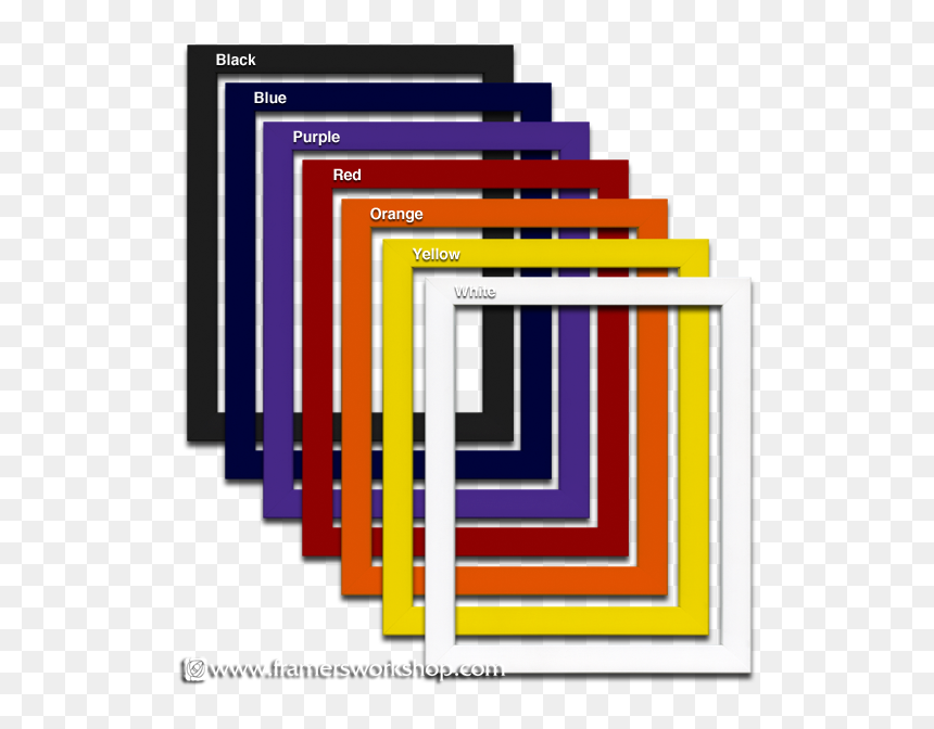 Multiple Color Frame Choices - 8 X 10 Colored Picture Frames, HD Png Download - i love you frame png