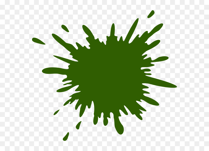 Transparent Dark Clipart - Splash Png, Png Download - green color splash png