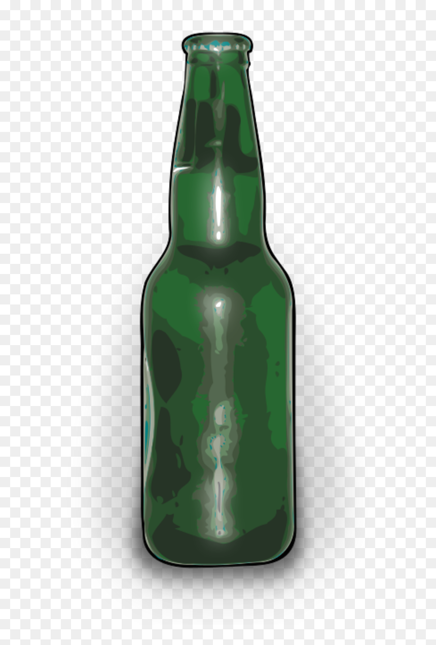 Vector Clip Art - Beer Bottle, HD Png Download - bottle vector png