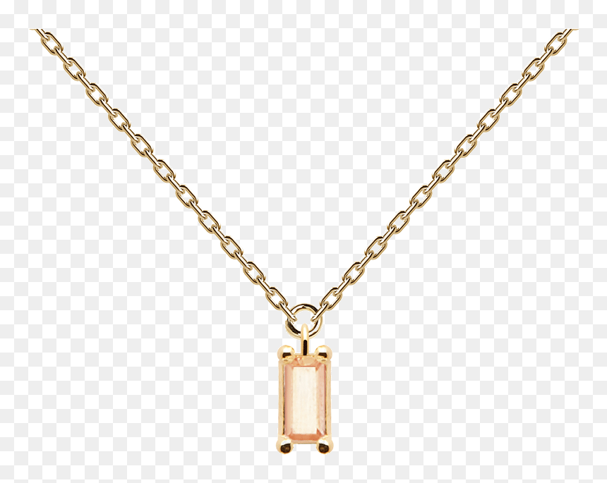 Peach Asana Gold Necklace - Pdpaola R Necklace, HD Png Download - gold jewellery model png