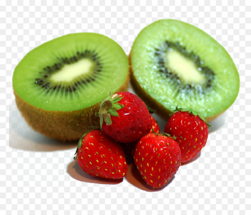Strawberry And Kiwi Fruit, HD Png Download - kiwi fruit png