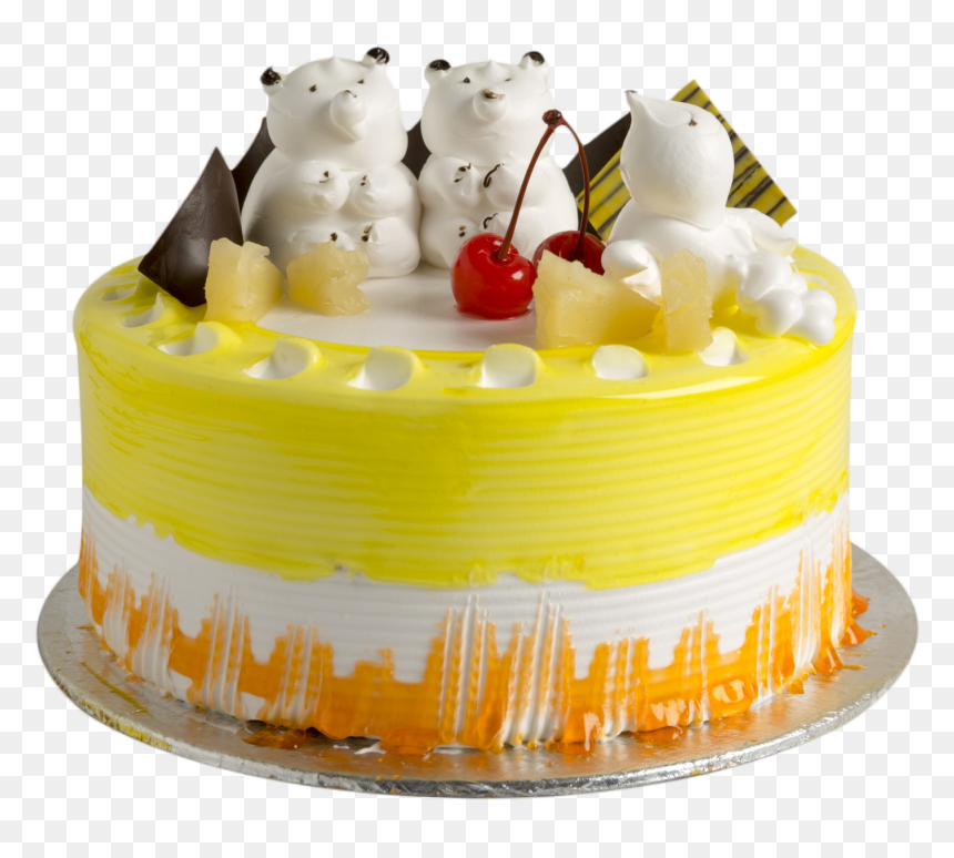 Special Pine Apple Cake - Cake Images Hd Png, Transparent Png - first birthday cake png