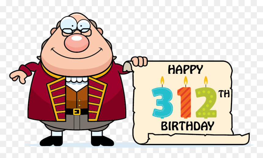 Happy Birthday Clipart Ben - Cartoon Ben Franklin, HD Png Download - happy birthday clipart png