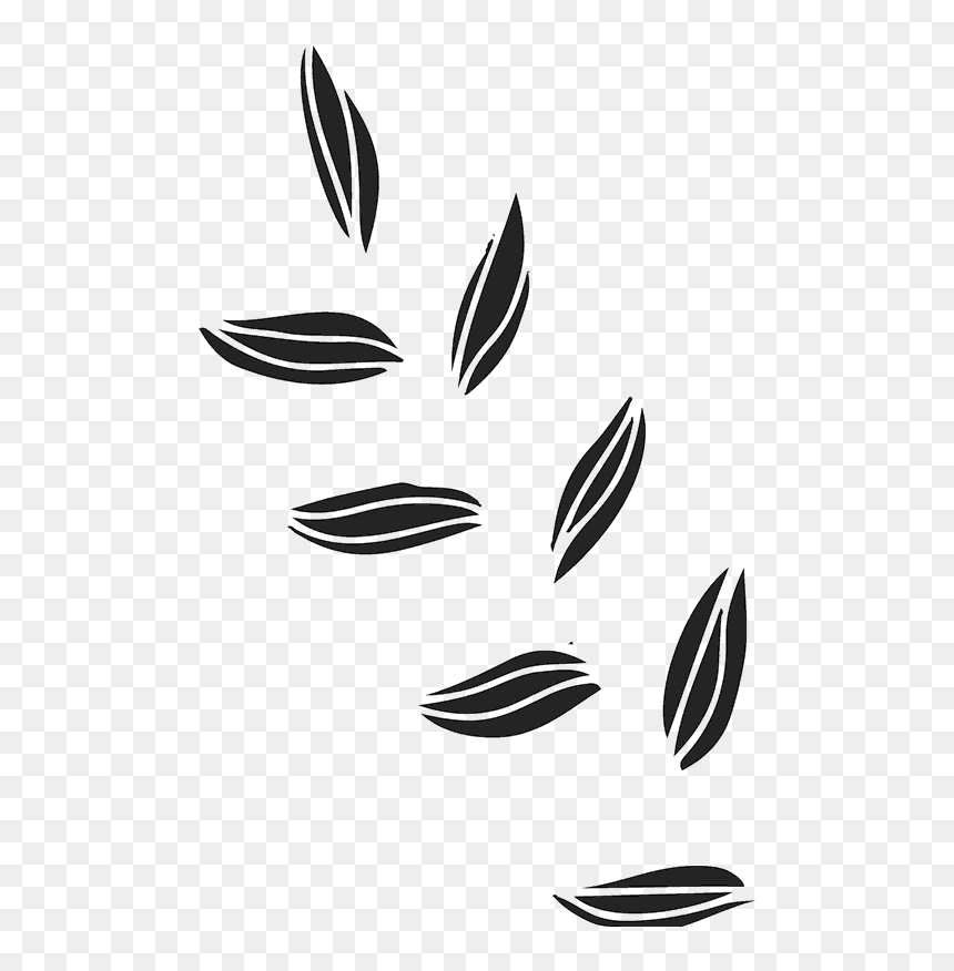 Brush Flower Stroke Png, Transparent Png - flower leaf png
