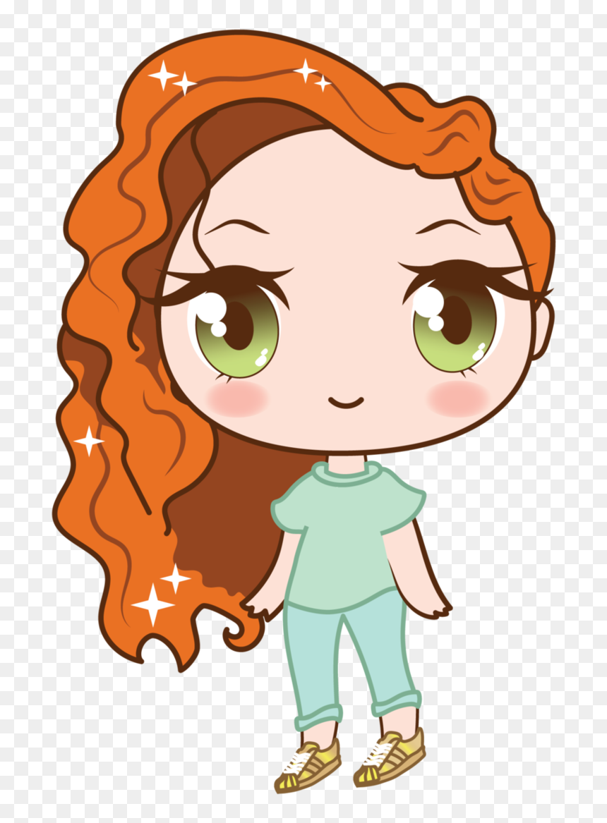 Kawaii Portrait Of A Super Beautiful Girl By Barovlud - Cartoon, HD Png Download - beauty girl png