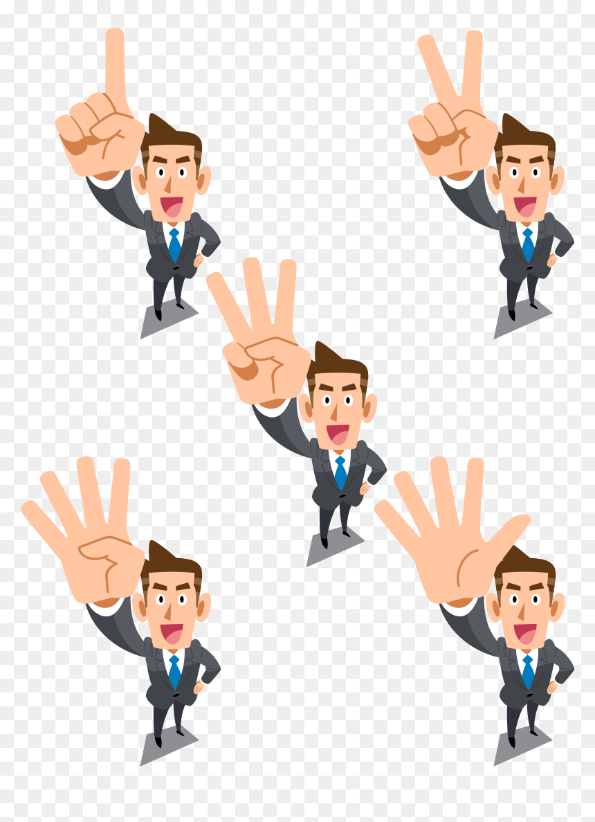 Vector Business People Material Illustration Collar, HD Png Download - happy business people png