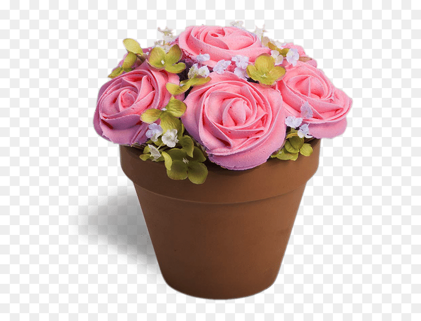 Cupcake Flower Bouquet, HD Png Download - birthday flower bouquets png
