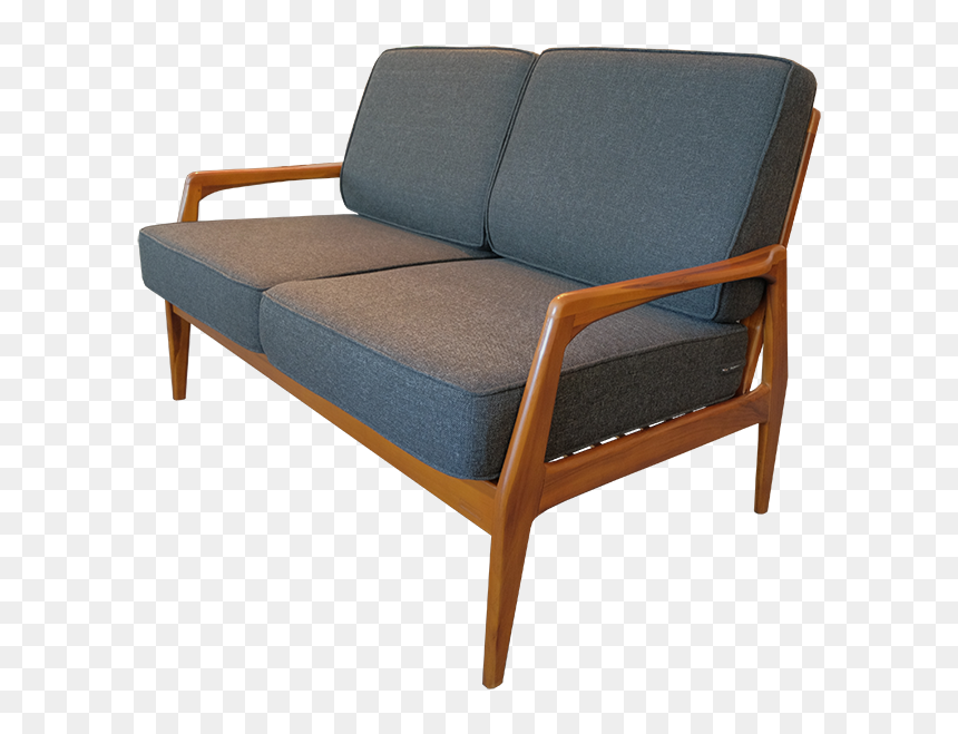 Spinkel Sofa 2 Seater - Studio Couch, HD Png Download - wooden sofa png