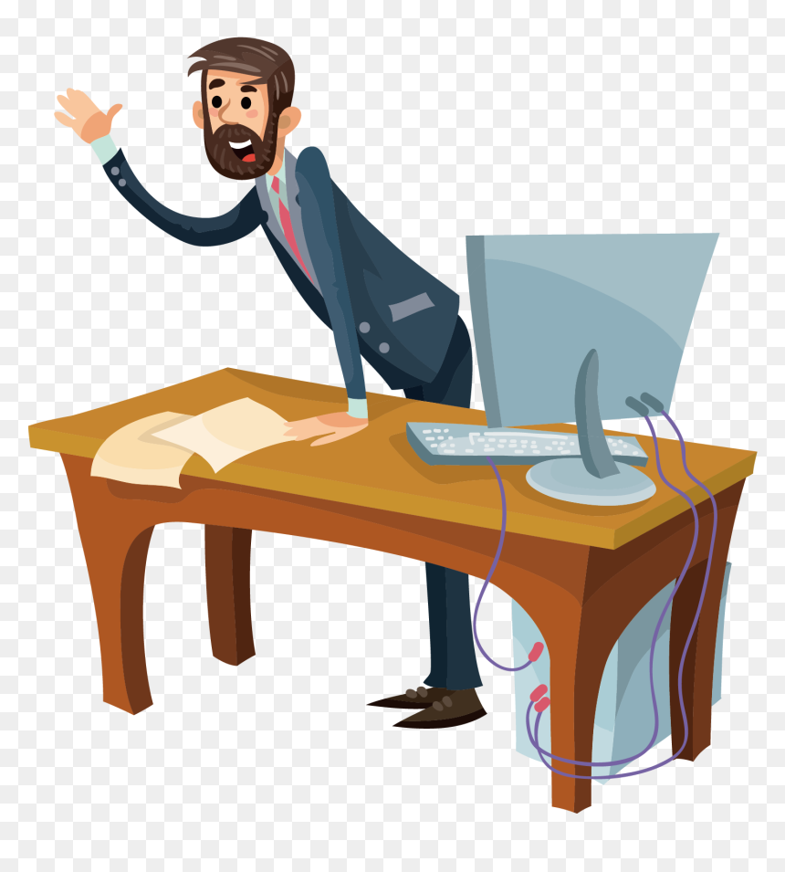 Argumentación Como Acto De Habla Complejo, HD Png Download - office man clipart png