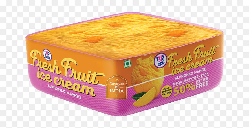 Baskin Robbins Mango 700ml, HD Png Download - alphonso mango png