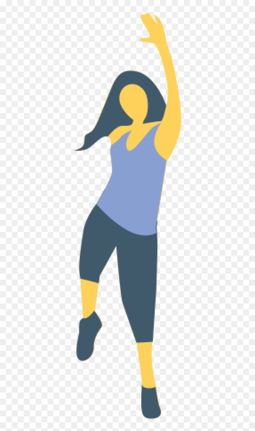 Aerobic Cartoon, HD Png Download - aerobics png