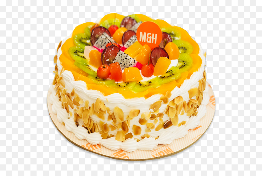Fruit Cake With Flakes, HD Png Download - cake in png