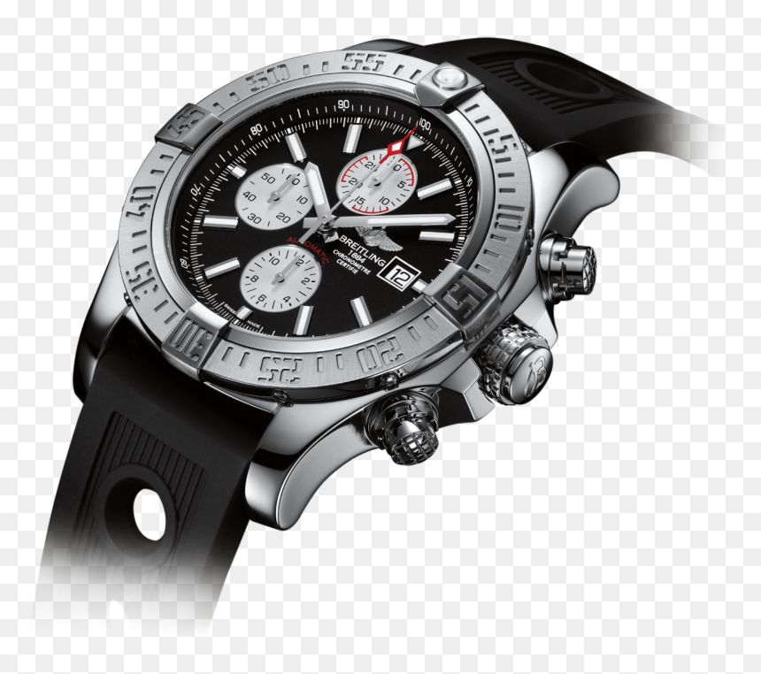 Breitling Chronograph Automatic Watch A1337111 C871 - Breitling Super Avenger 2 Replica, HD Png Download - watch png images