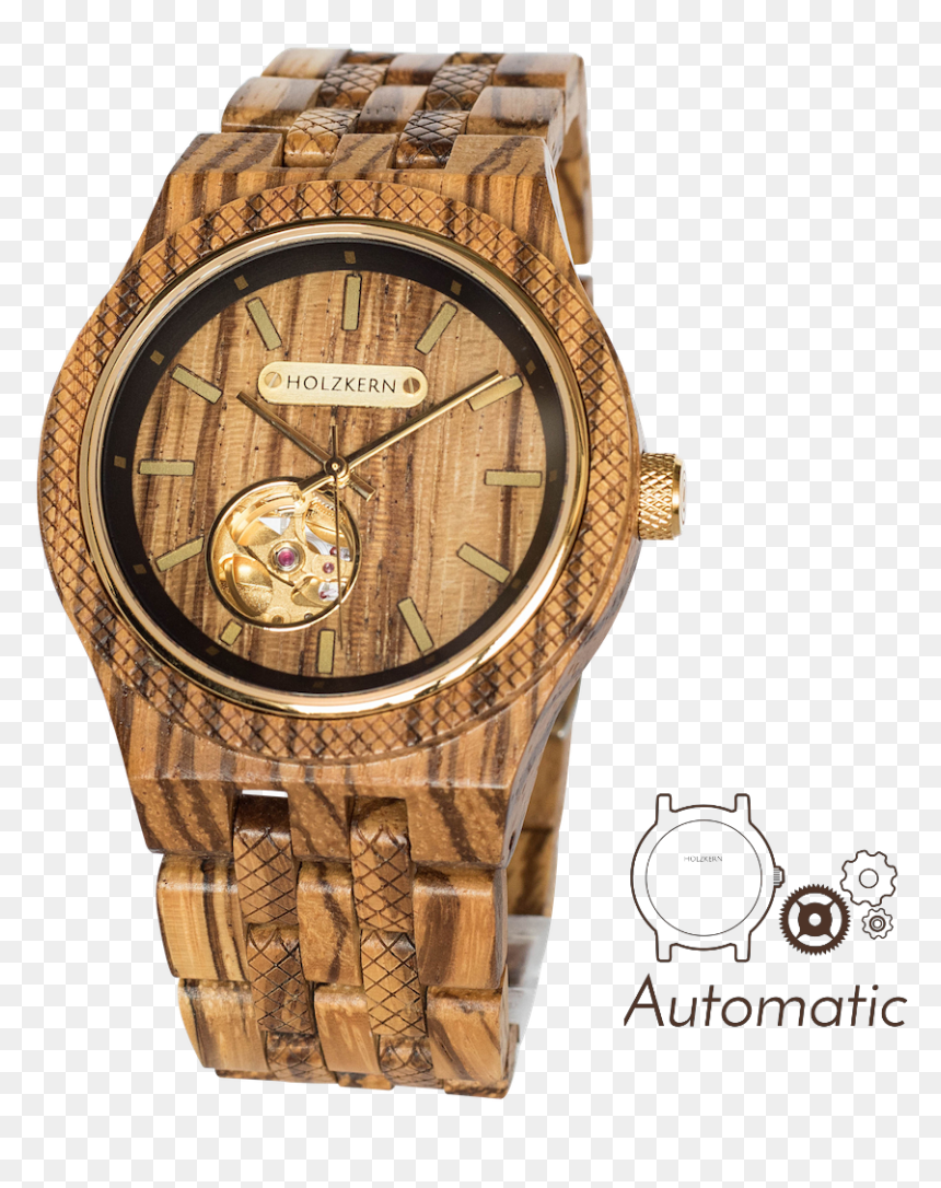Men"s Wood Watch , Png Download - Analog Watch, Transparent Png - watch png images