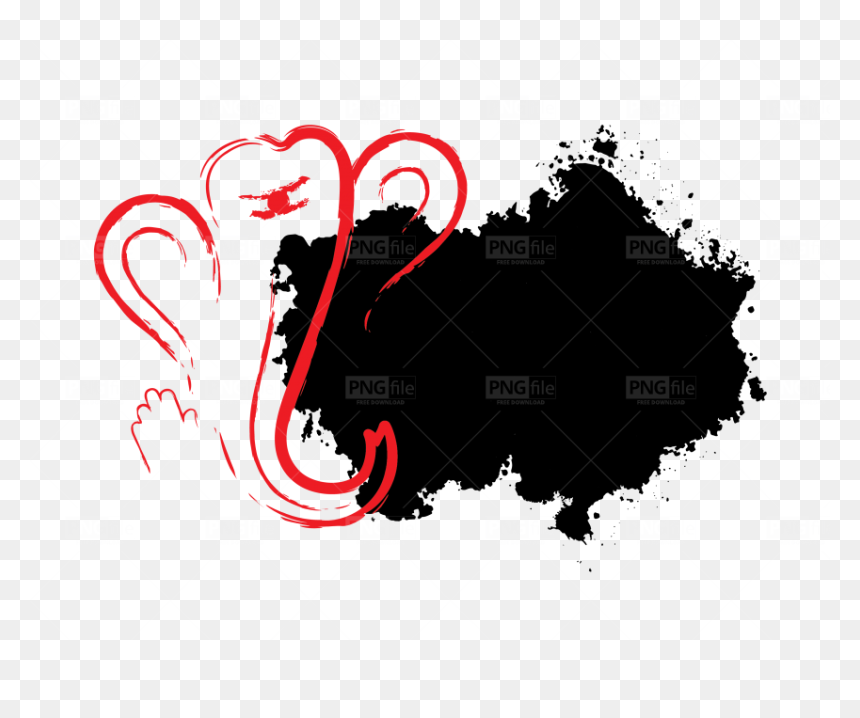 Art Ganesha Png, Transparent Png - ganesha symbol png