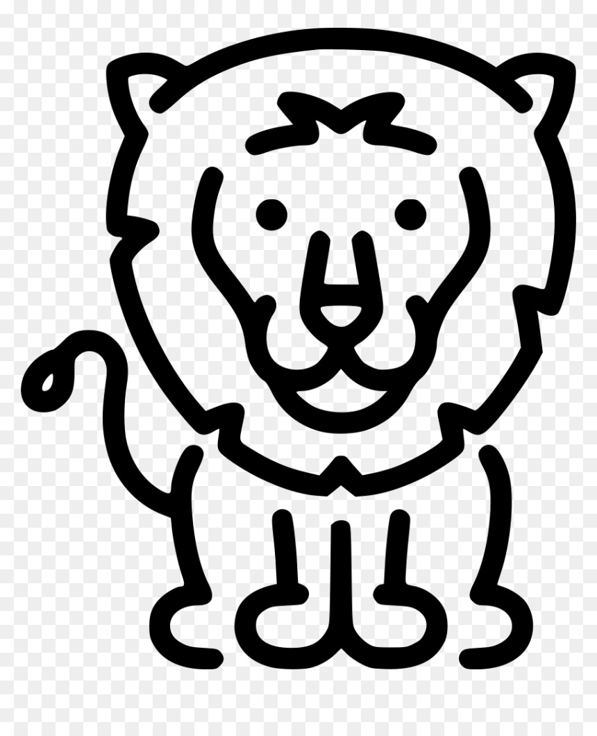 Lion - Lion Icon Png, Transparent Png - lion in png