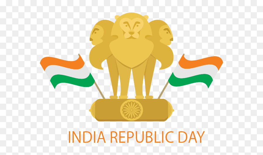 Happy Republic Day Png Image - Illustration, Transparent Png - ganesha symbol png