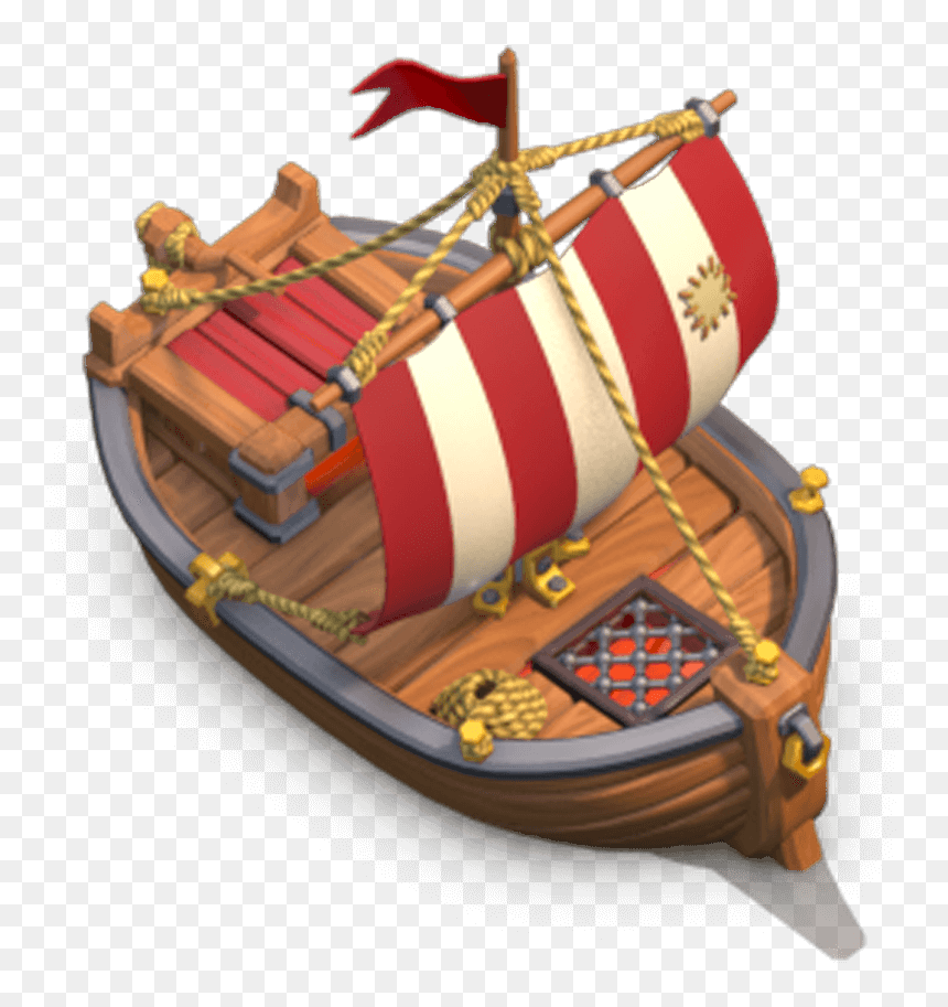 Clash Of Clans Boat Png, Transparent Png - coc troops png