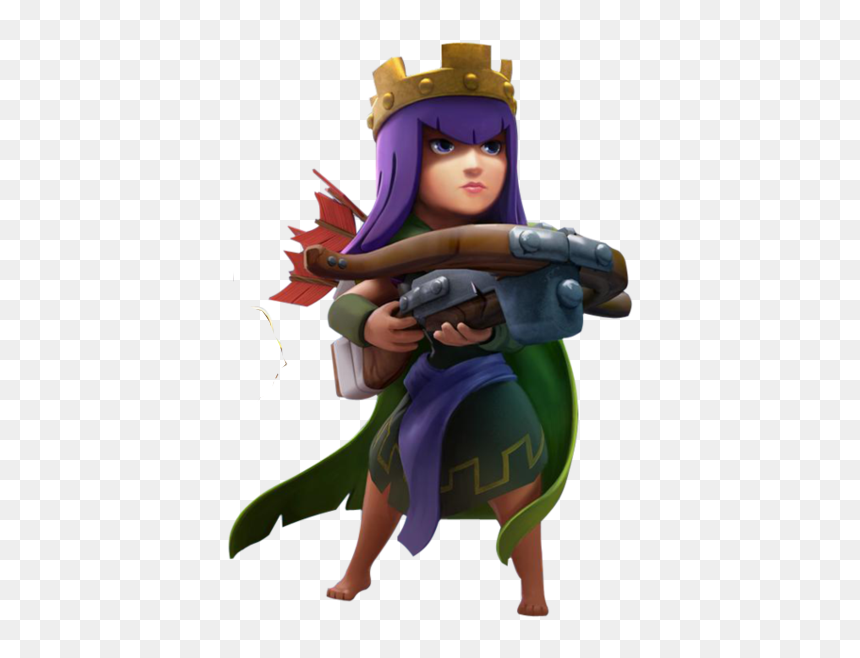 Archer Queen Clash Royale, HD Png Download - coc troops png