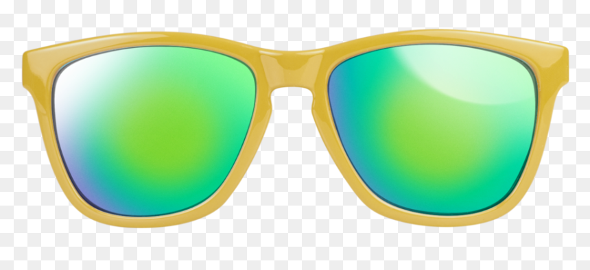 Green Glasses Png - Reflection, Transparent Png - black goggles png