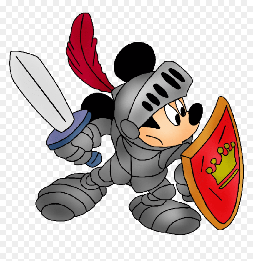 Mickey Mouse Images, Mickey Mouse Cartoon, Baby Mickey - Mickey With A Sword, HD Png Download - mickey mouse cartoon images png