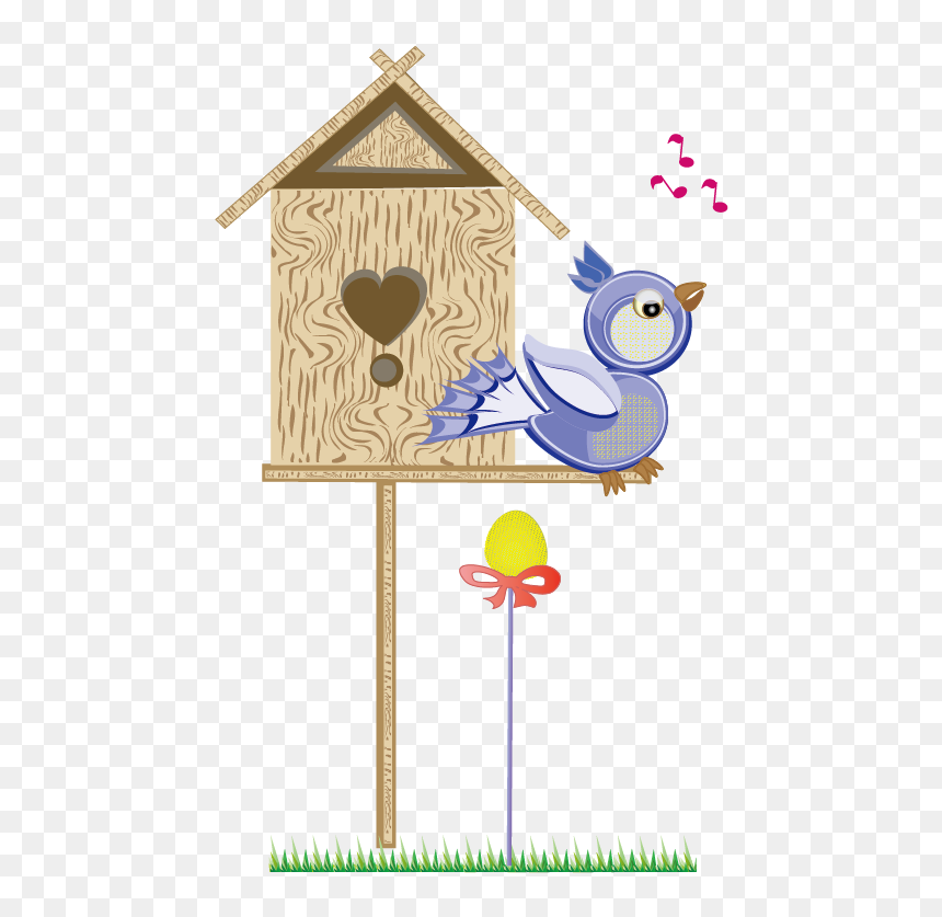 Bird House Clipart - Nest Box, HD Png Download - nest clipart png