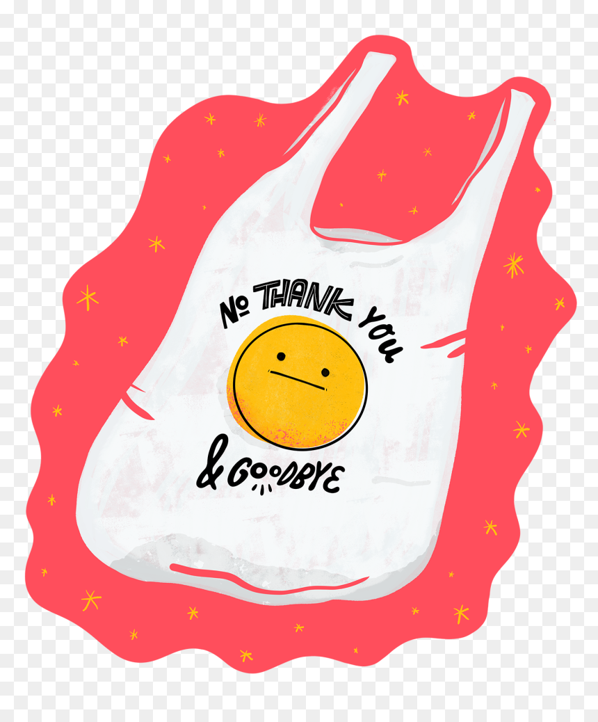 No Thank You& Goodbye Typography Design Lettering Illustration - Circle, HD Png Download - thank you smiley png