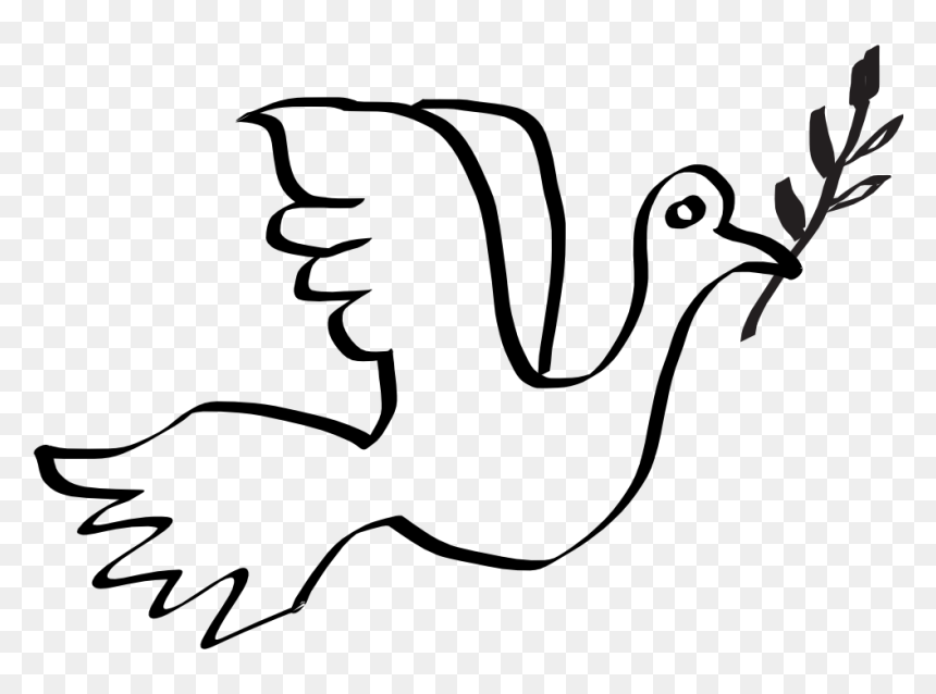 13 Best Photos Of Peace Symbols Dove Clipart - Peace Dove Clip Art, HD Png Download - peace pigeon png