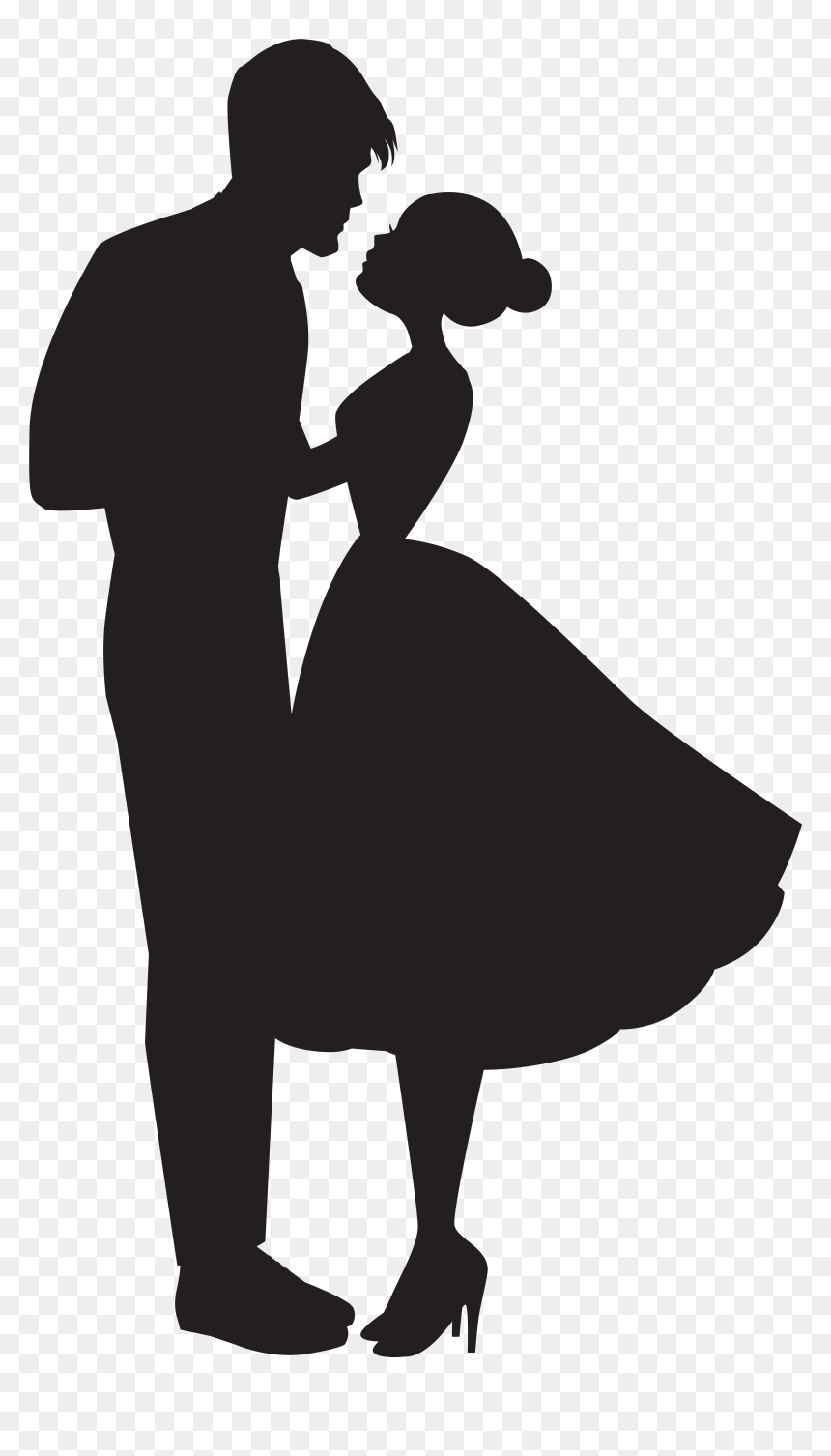 Love Couple Silhouette Png Clip Artu200b - Love Couple Clip Art, Transparent Png - couple images png
