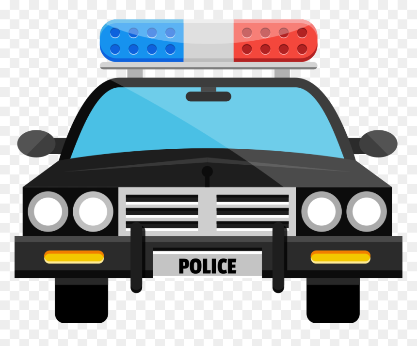 Police Car Clip Art - Police Car Vector Png, Transparent Png - vehicle clipart png