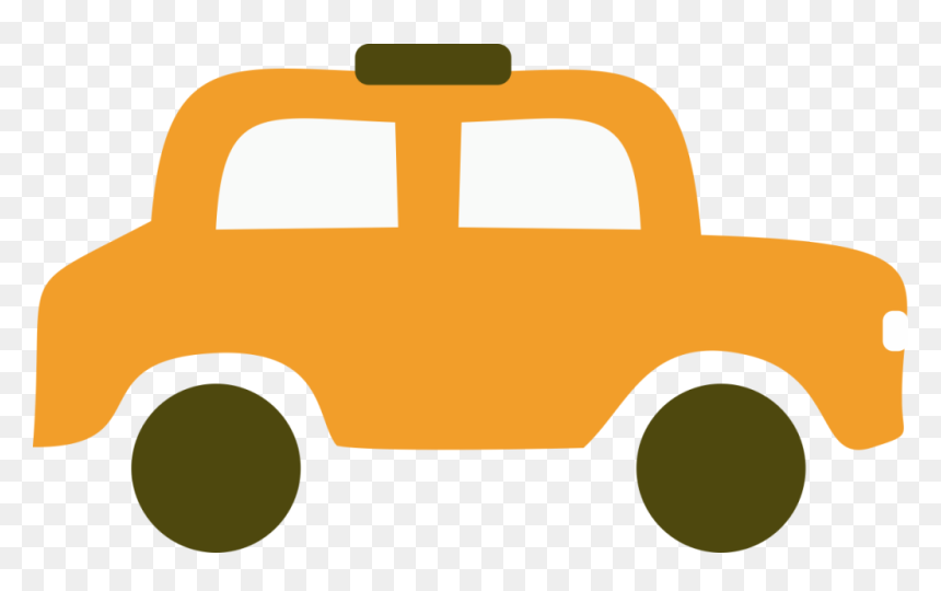 Orange Old Car Clipart, HD Png Download - vehicle clipart png