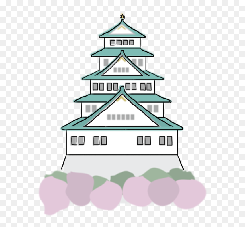 Osaka Castle Clipart, HD Png Download - rakhi clipart png