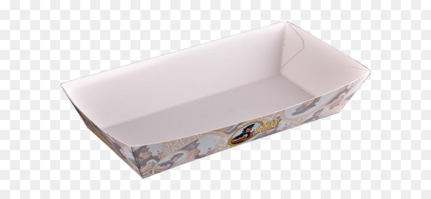 5cm Boat Style Open Top Disposable Snacks Tray - Ceramic, HD Png Download - disposable plates png